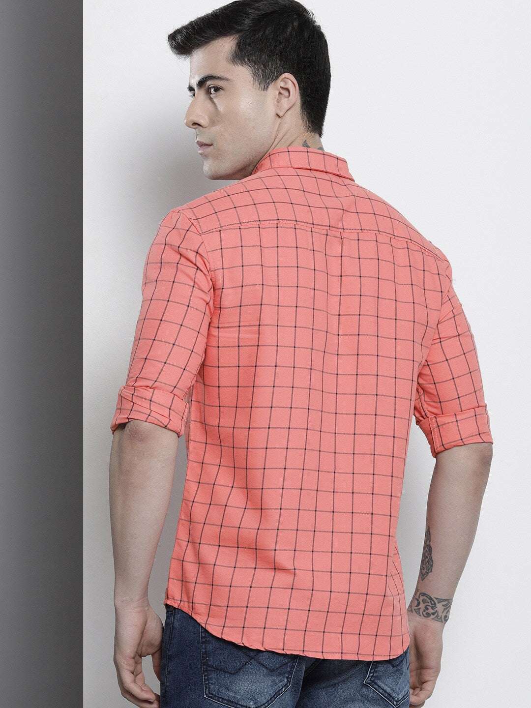 Shop Men Casual Check Shirt Online.