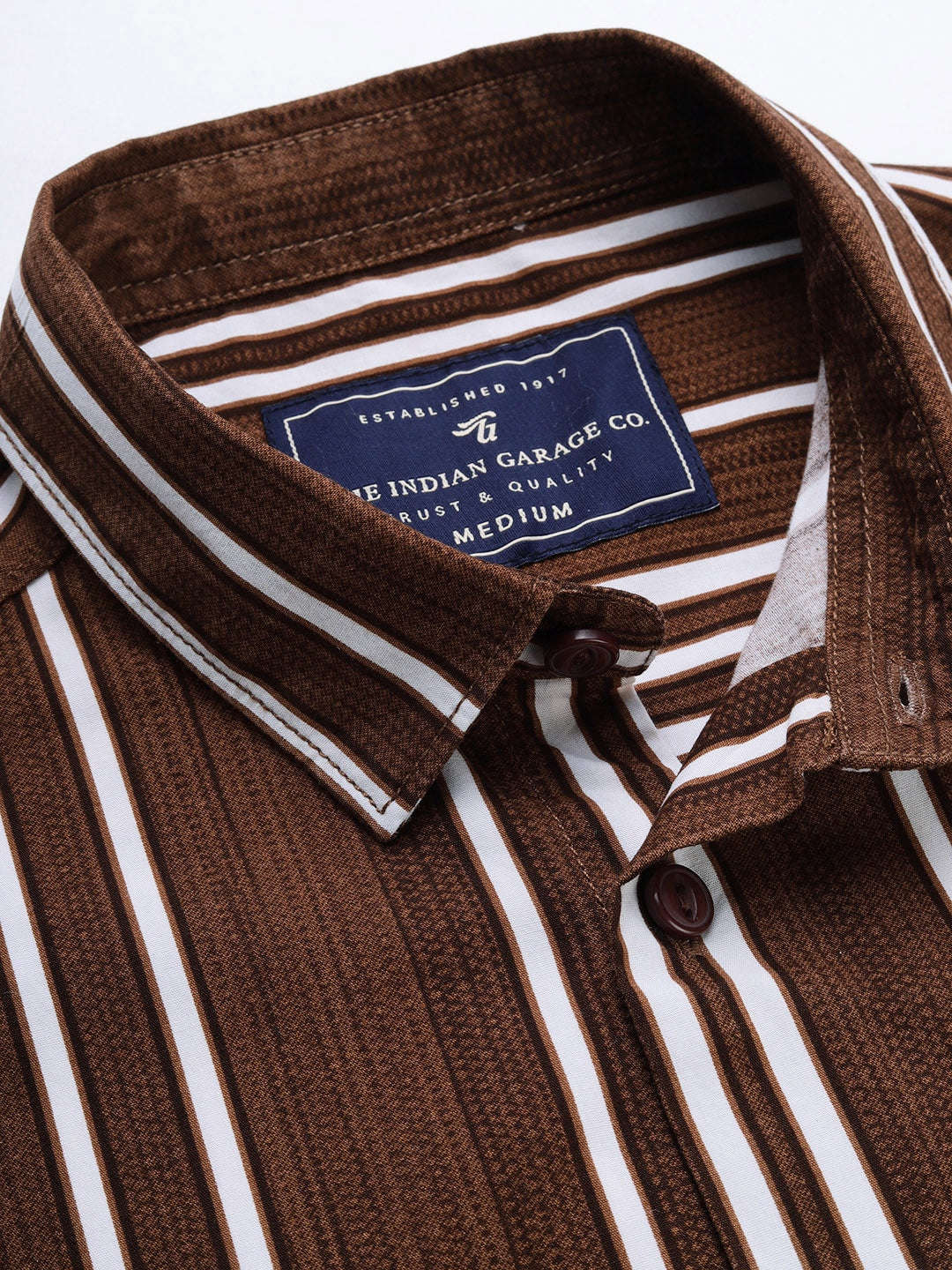 Shop Men Vertical Striped Shirt Online.