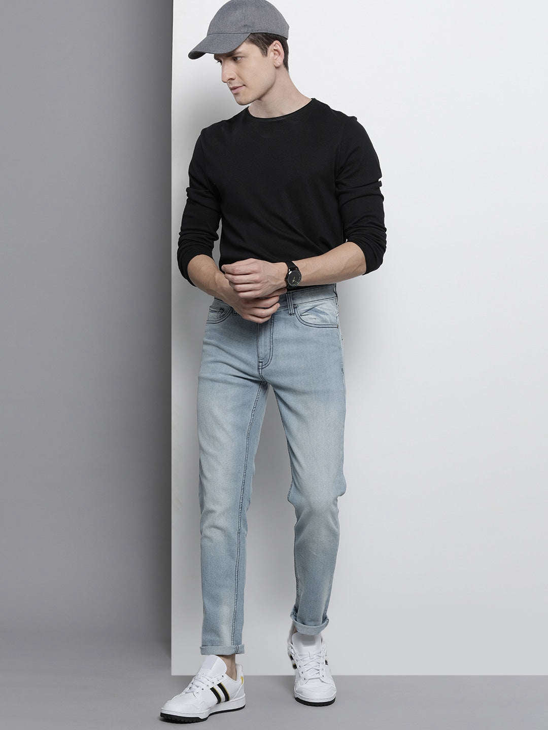 Shop Men Regular Jeans Online.