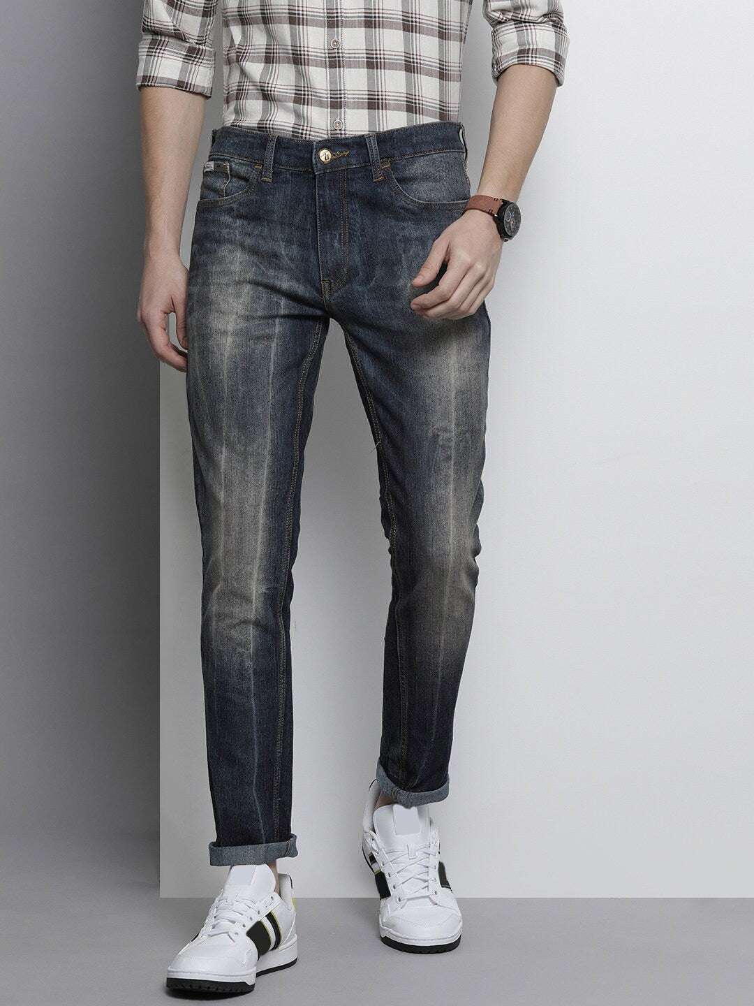 Shop Men Regular Jeans Online.