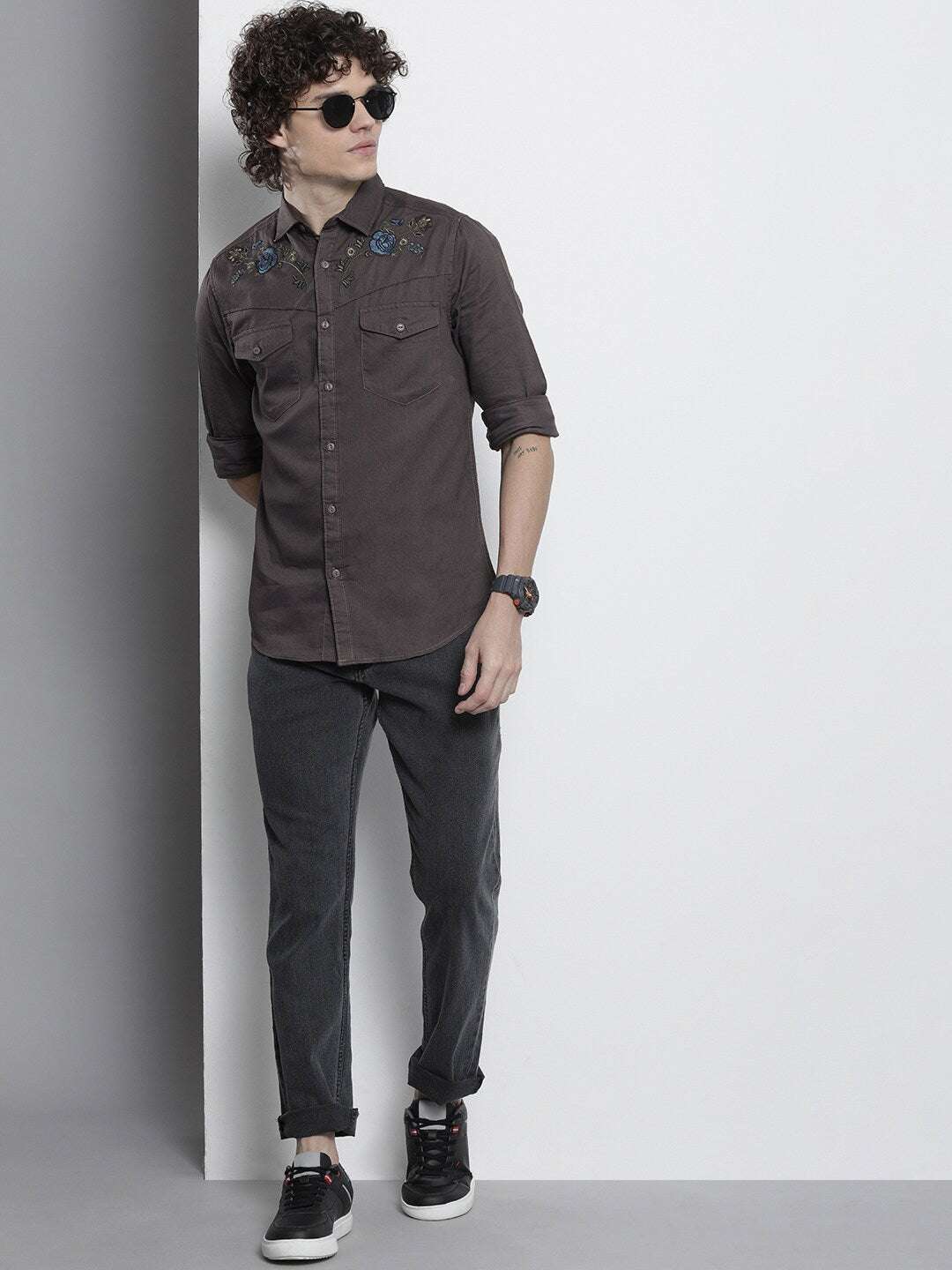 Shop Men Solid Shirt Online.