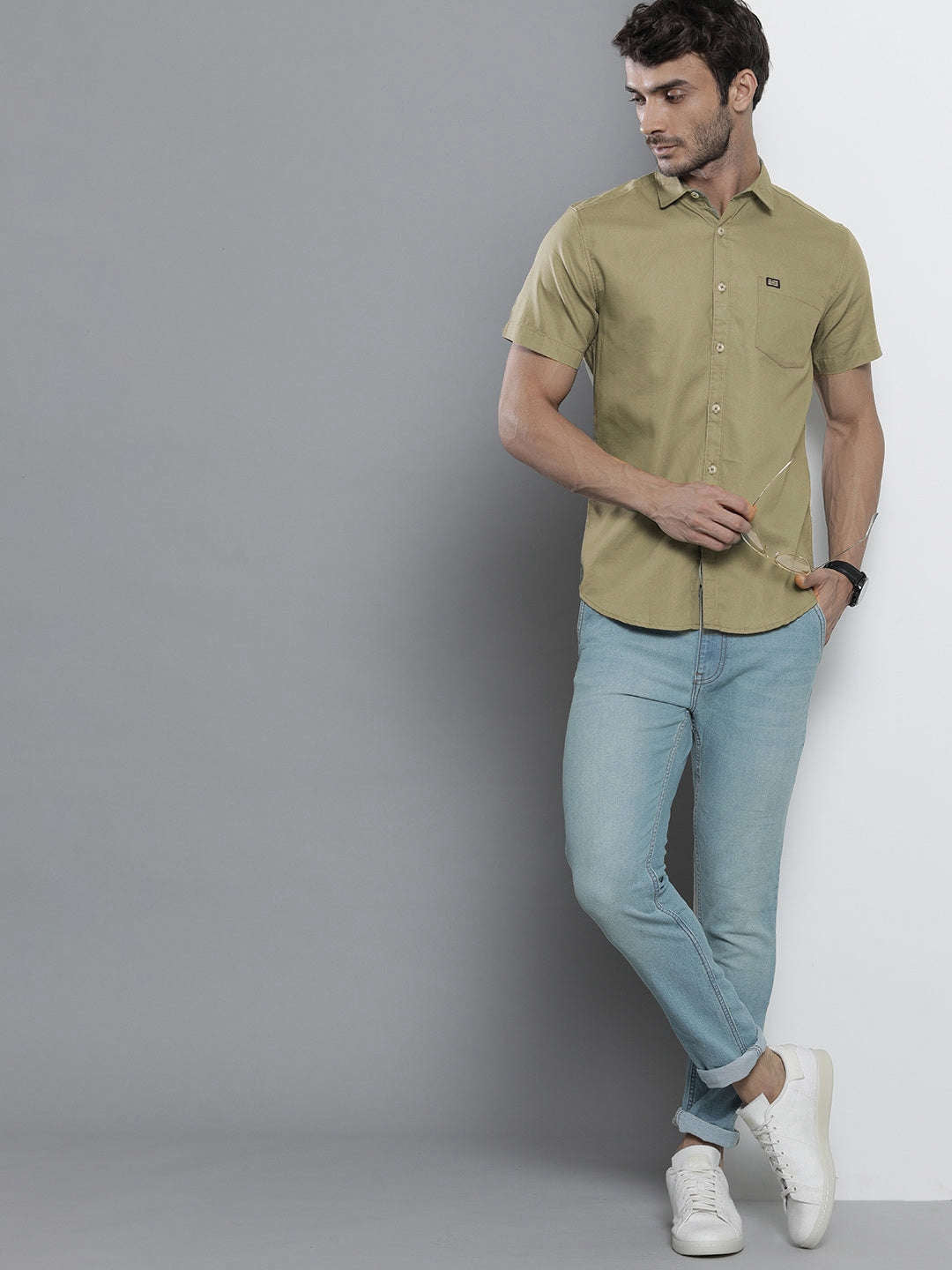 Shop Men Solid Shirt Online.