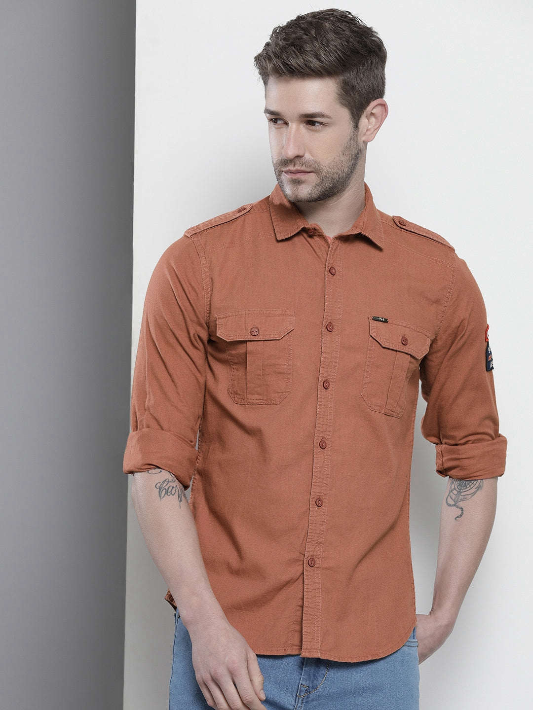 Shop Men Solid Shirt Online.