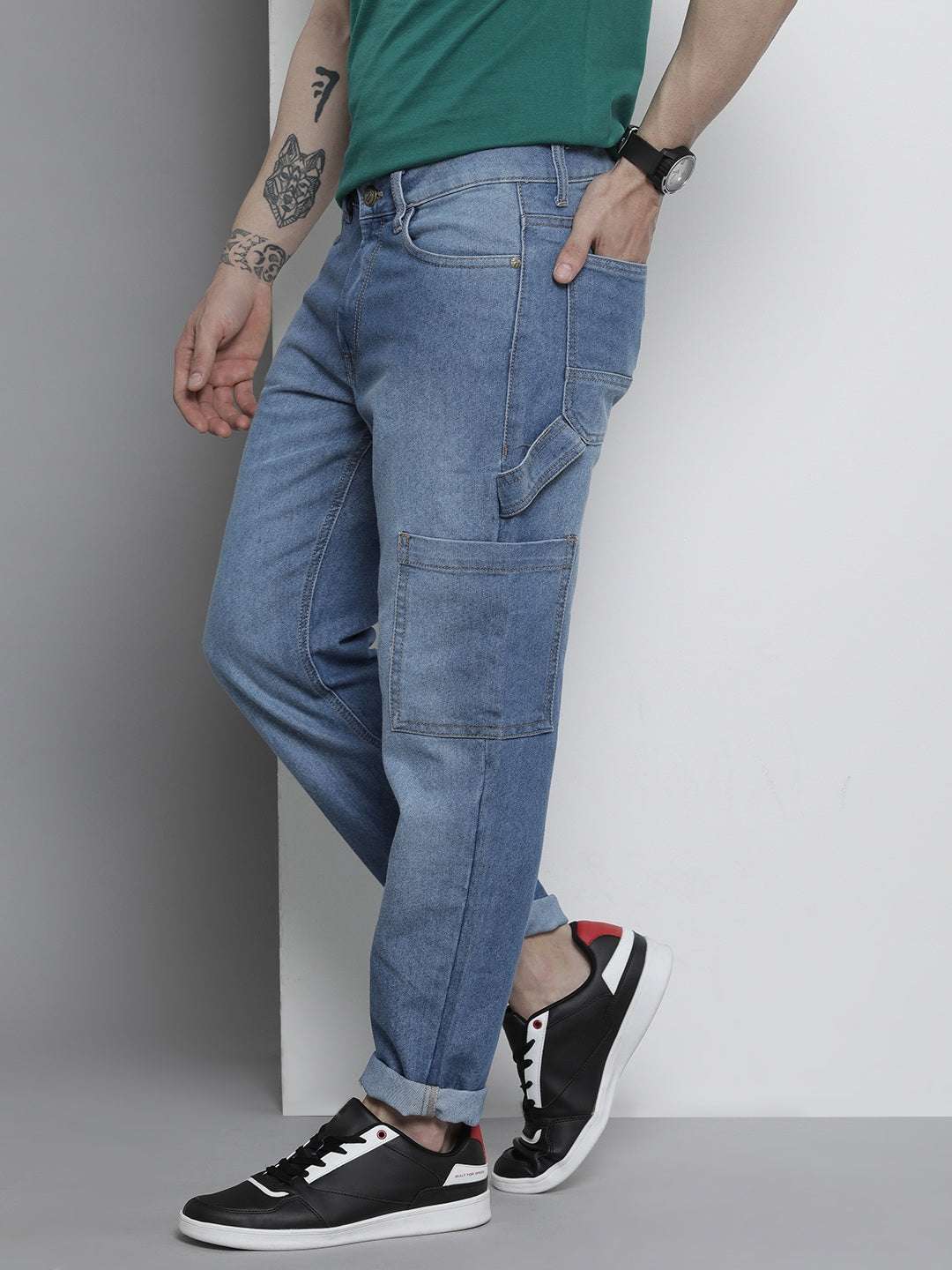 Shop Men Distress Carpenter Jeans Online.