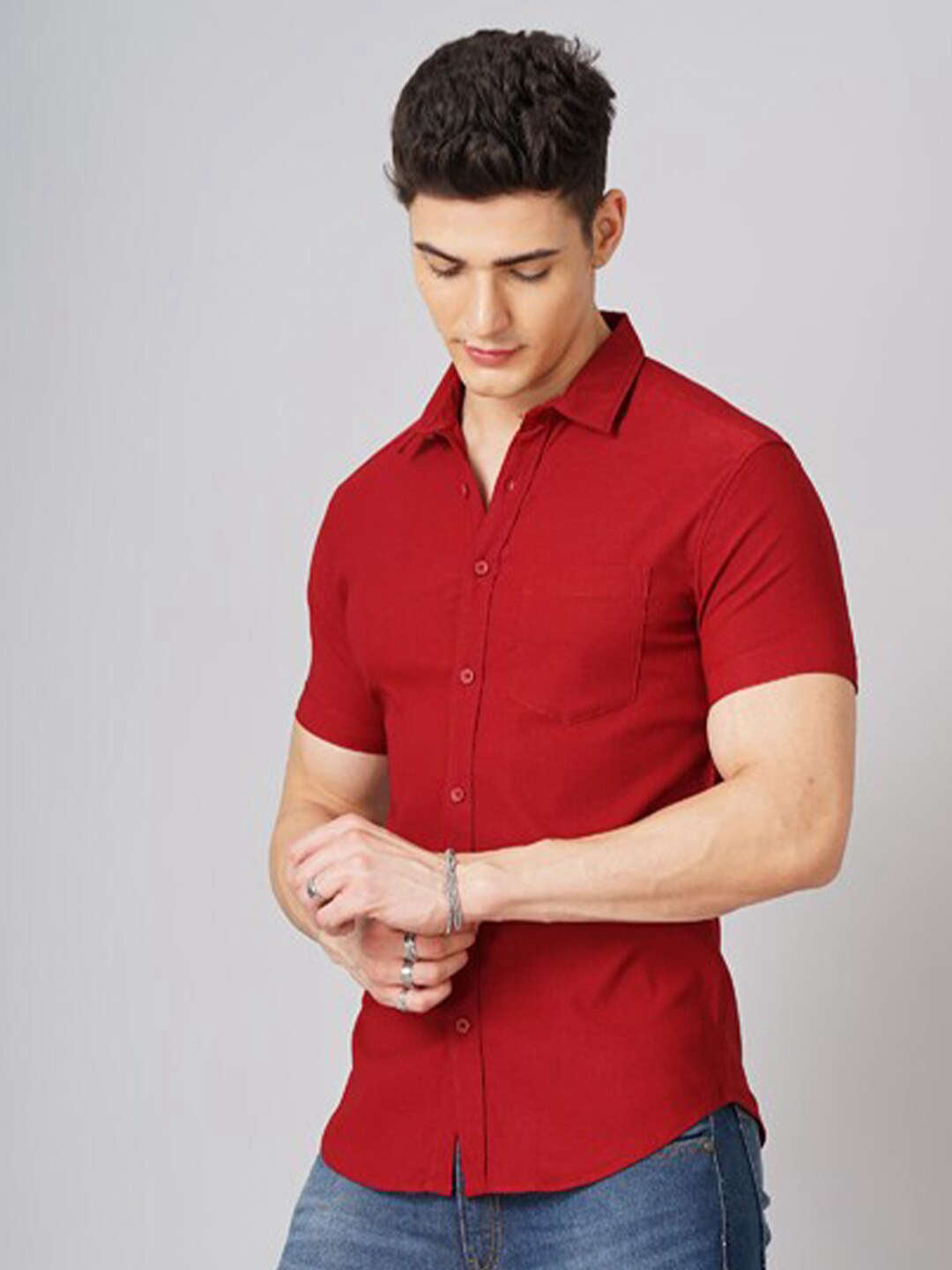 Shop Men Solid Shirt Online.