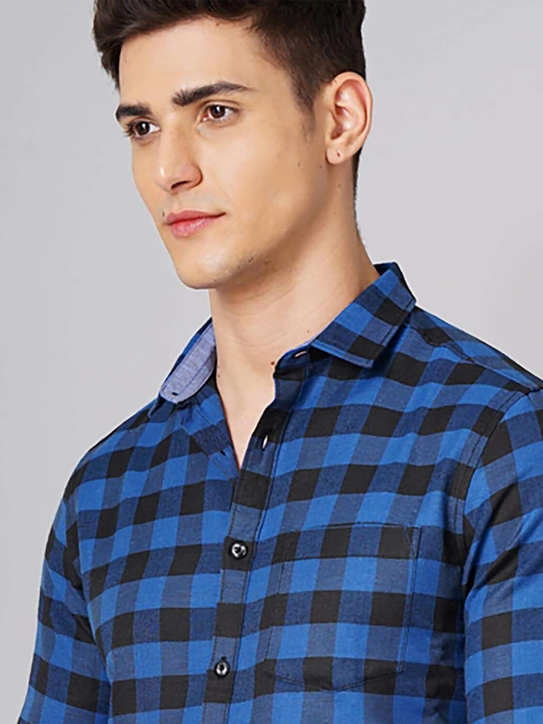 Shop Men Checked Shirt Online.