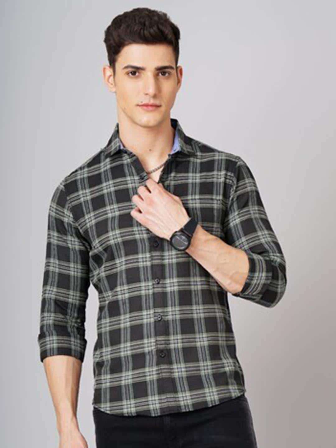 Shop Men Checked Shirt Online.