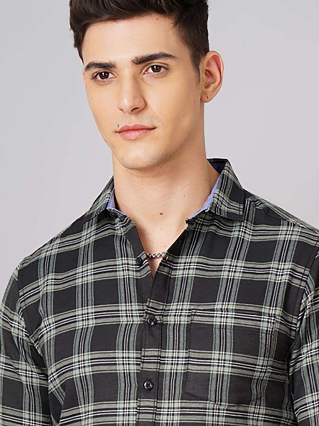 Shop Men Checked Shirt Online.