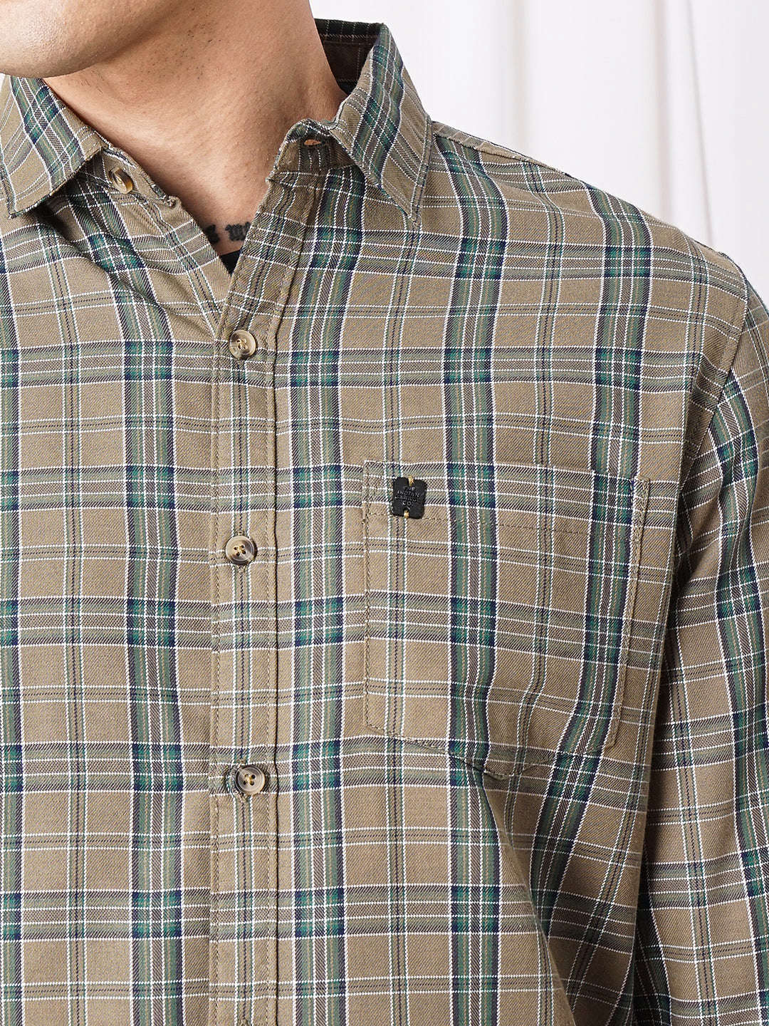 Shop Men Checked Shirt Online.