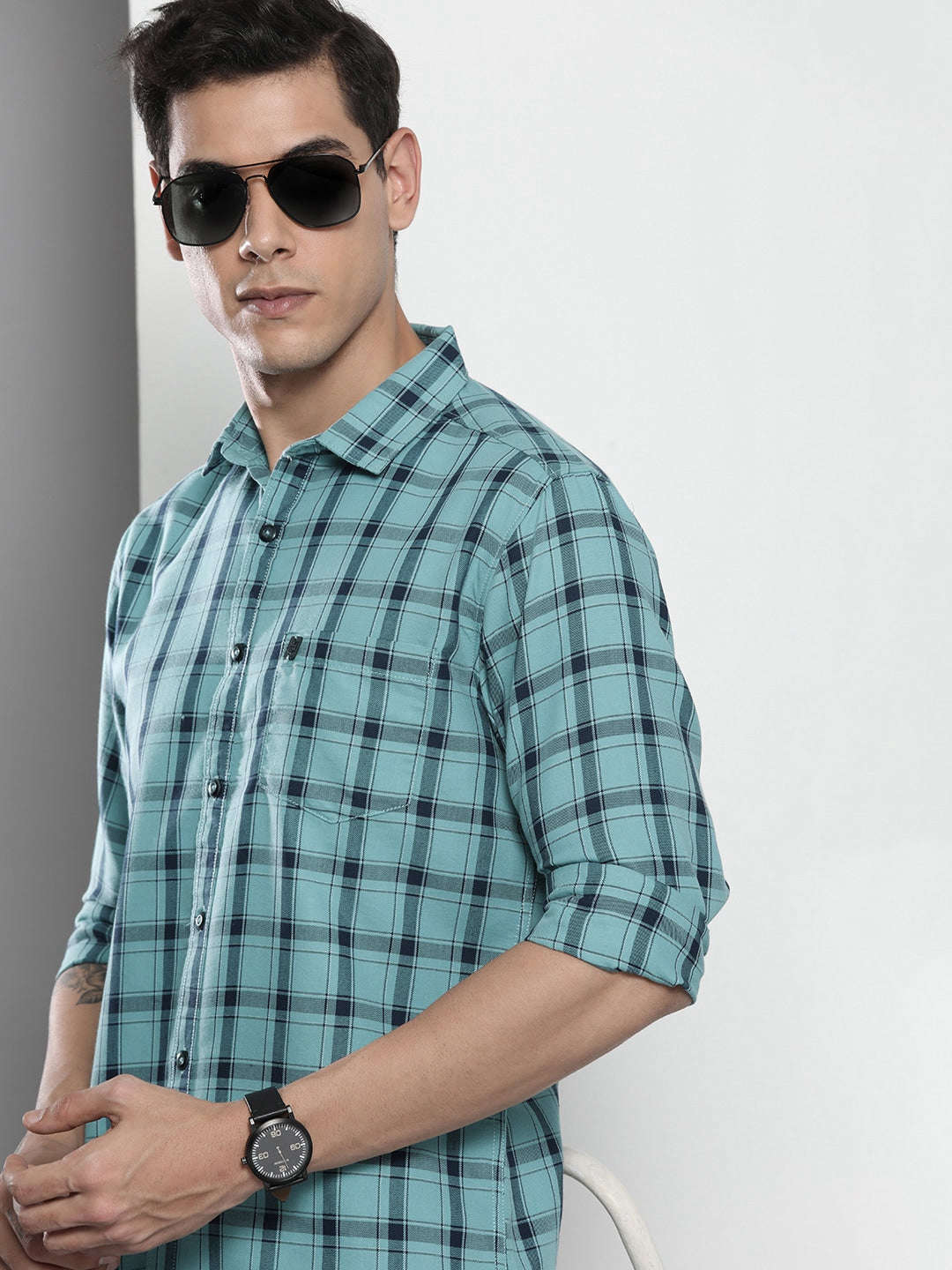 Shop Men Check Shirt Online.