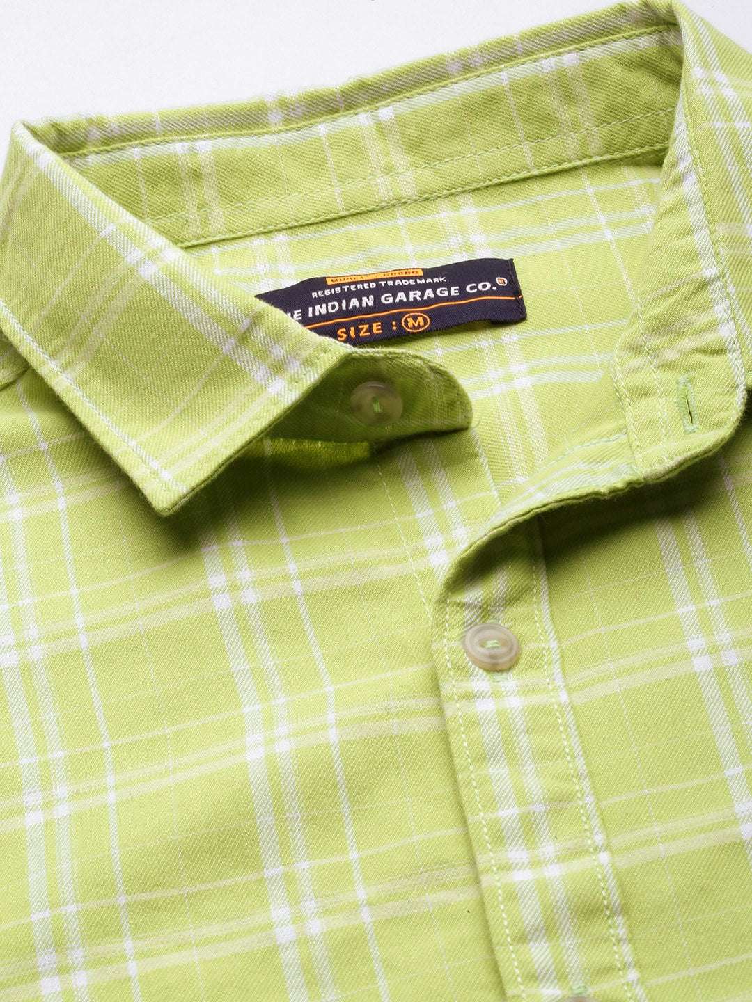 Shop Men's Checked Regular Fit Shirt Online.