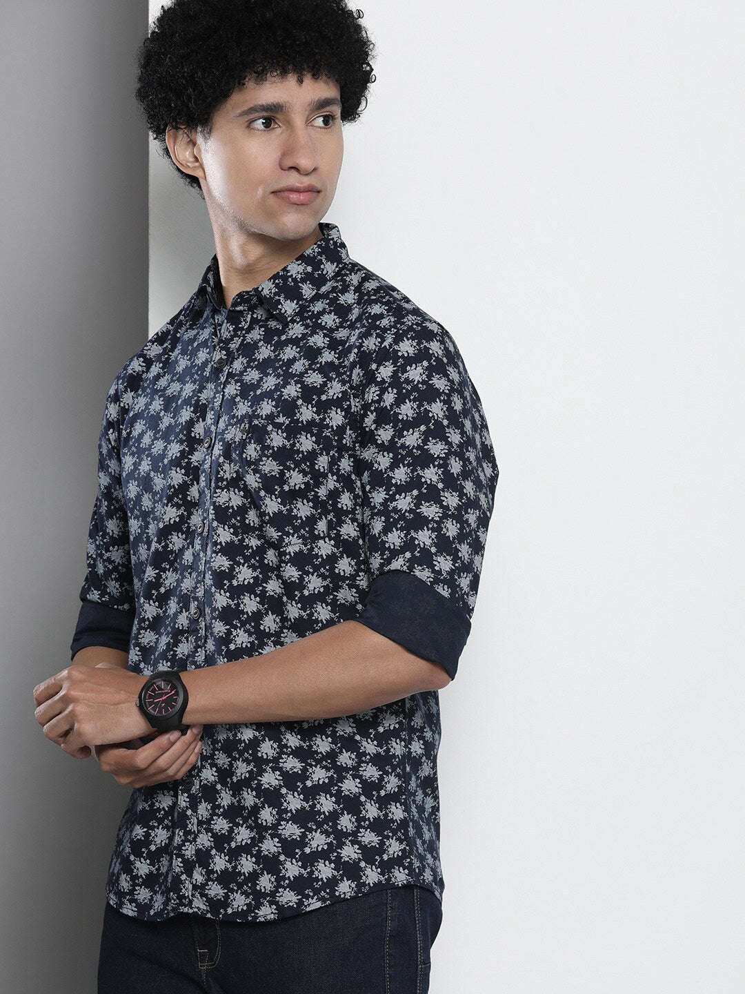 Shop Men Abstract Printed Shirt Online.