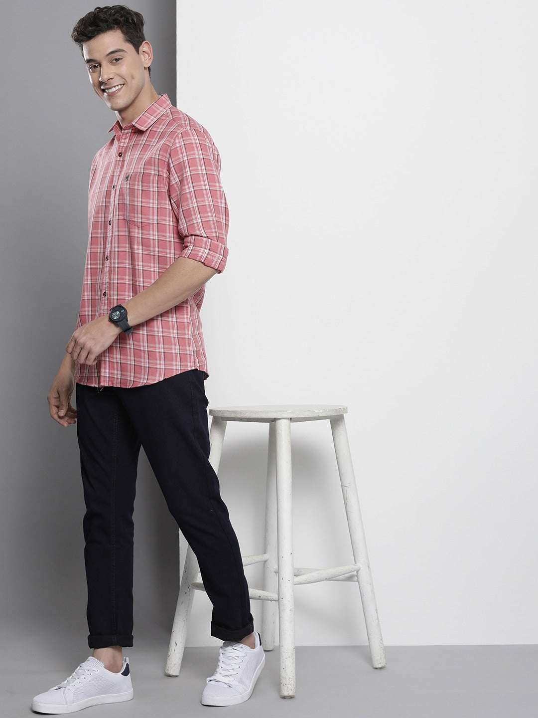 Shop Men Check Shirt Online.