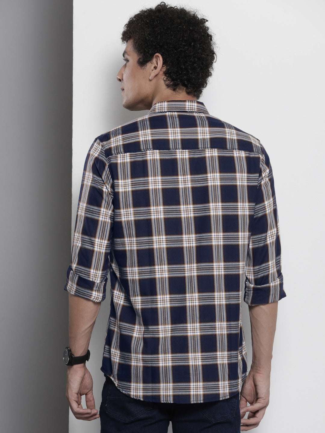 Shop Men Checked Shirt Online.