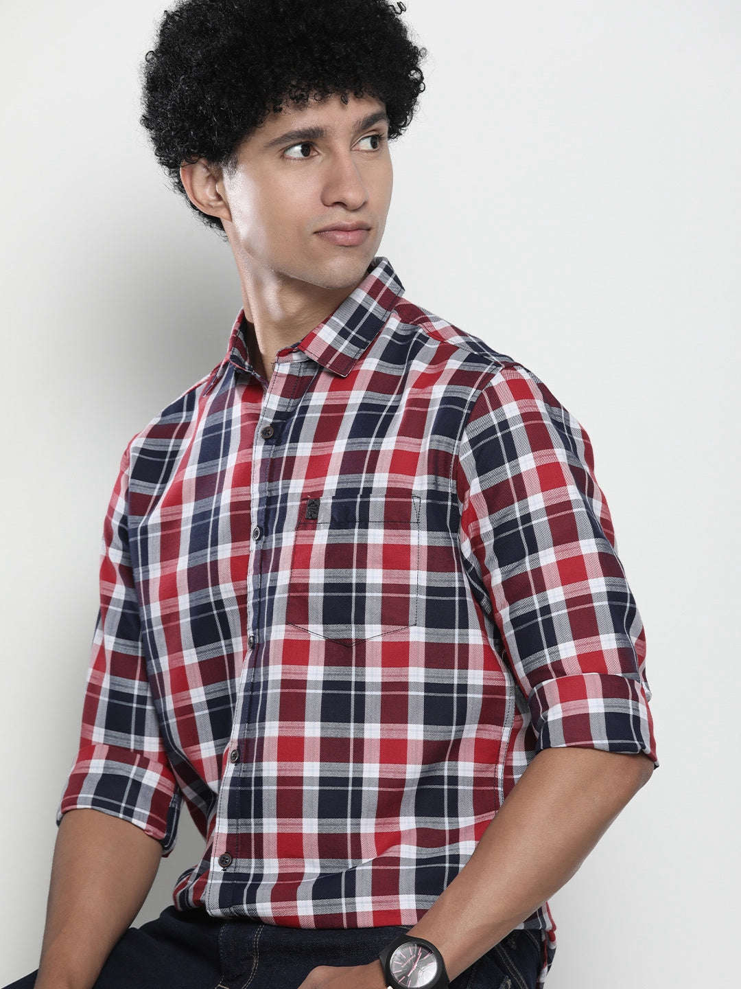 Shop Men Checkered Shirt Online.