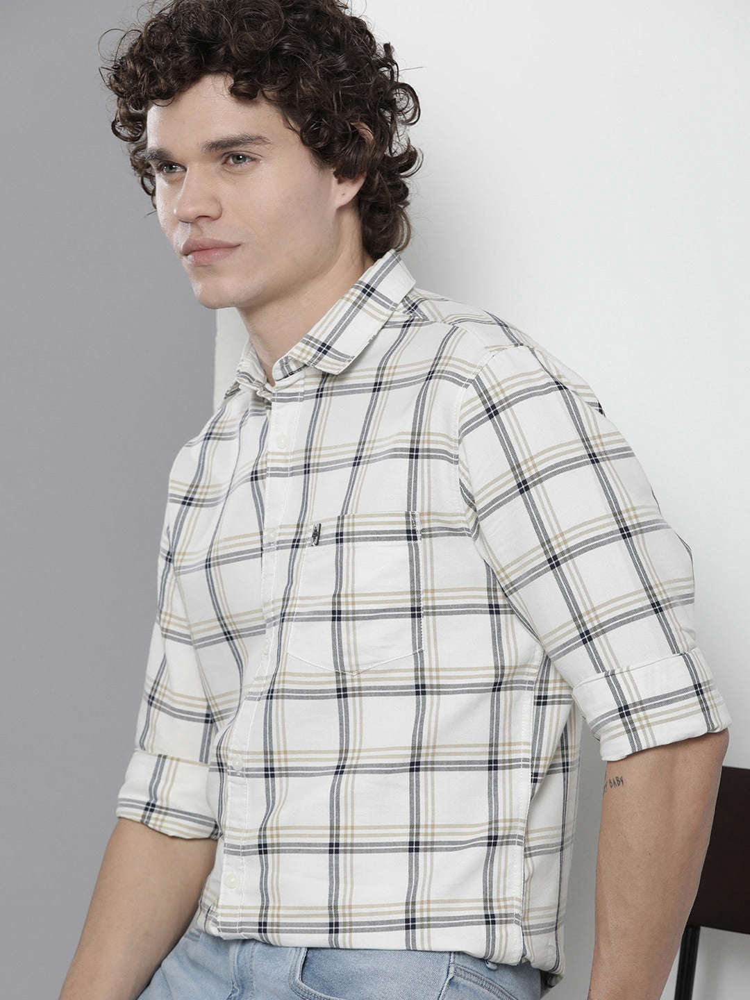 Shop Men Checkered Shirt Online.