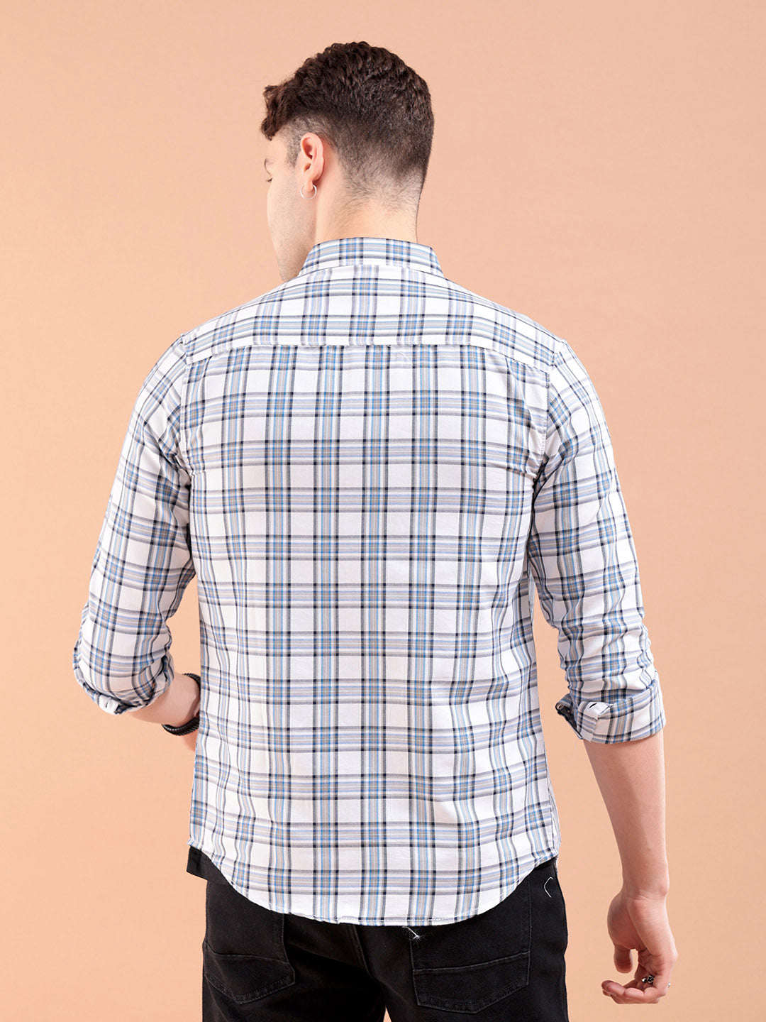 Shop Men Checked Shirt Online.