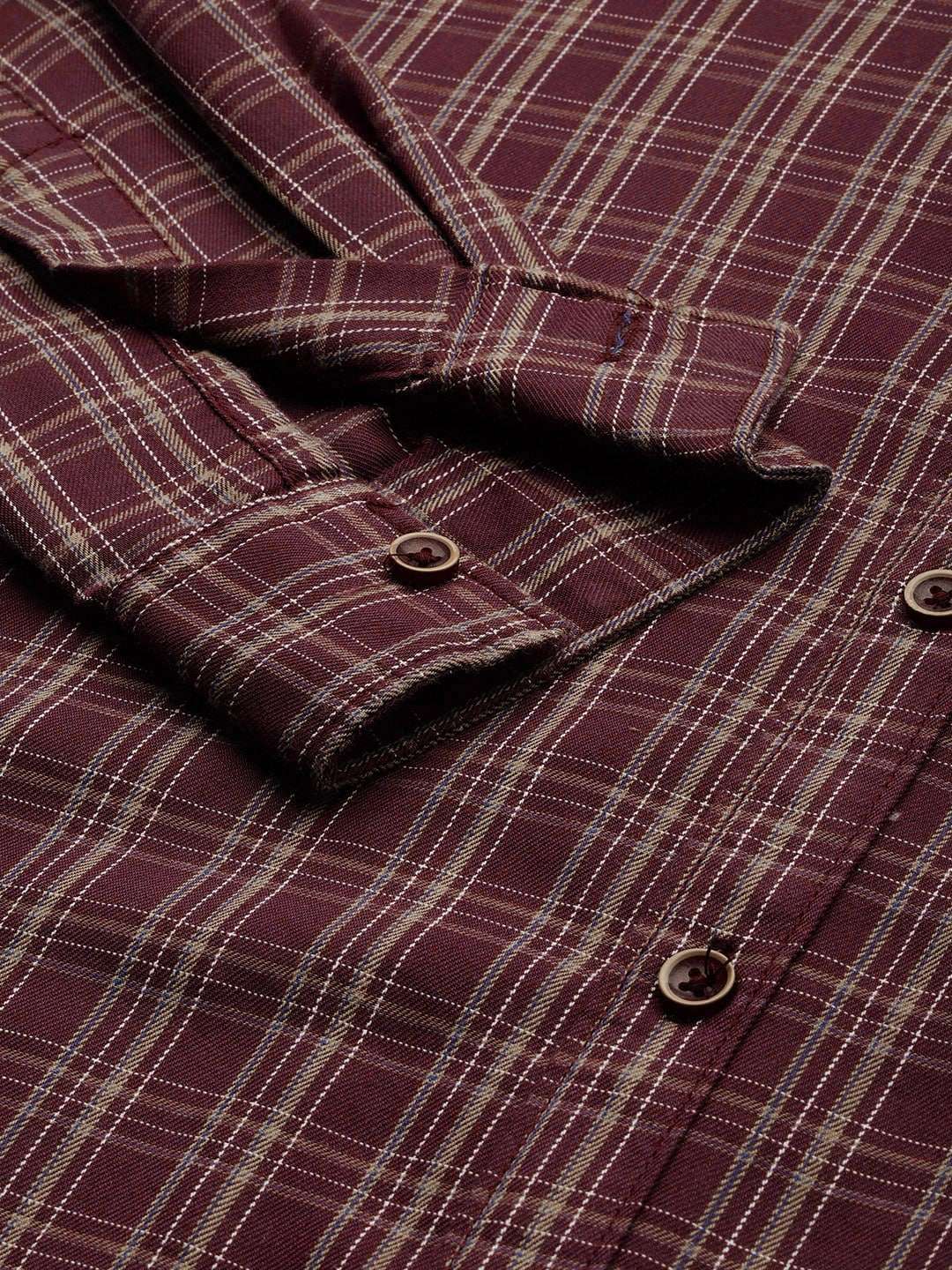 Shop Men Checked Shirt Online.