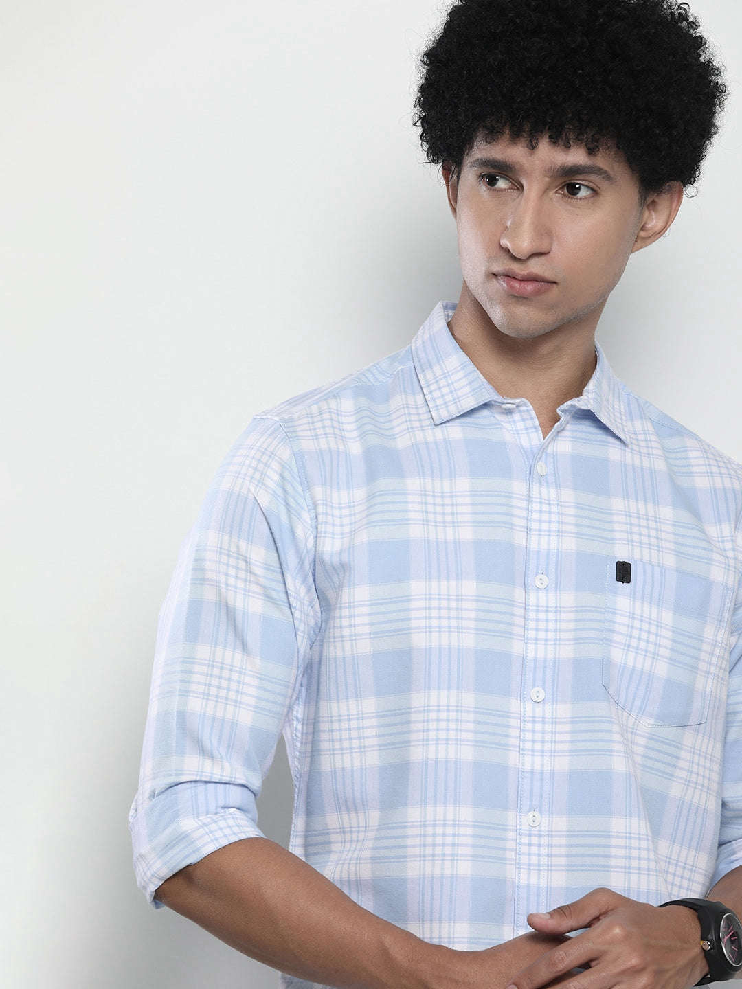 Shop Men Checked Shirt Online.