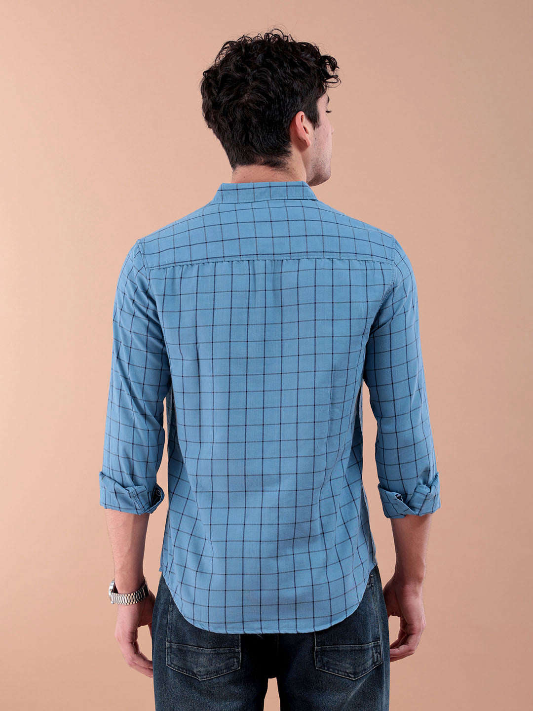 Shop Men Checked Shirt Online.