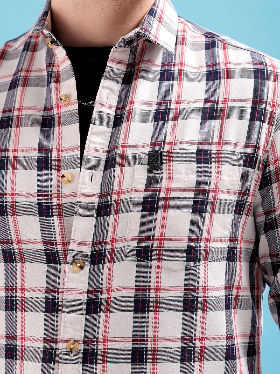 Shop Men Checked Shirt Online.