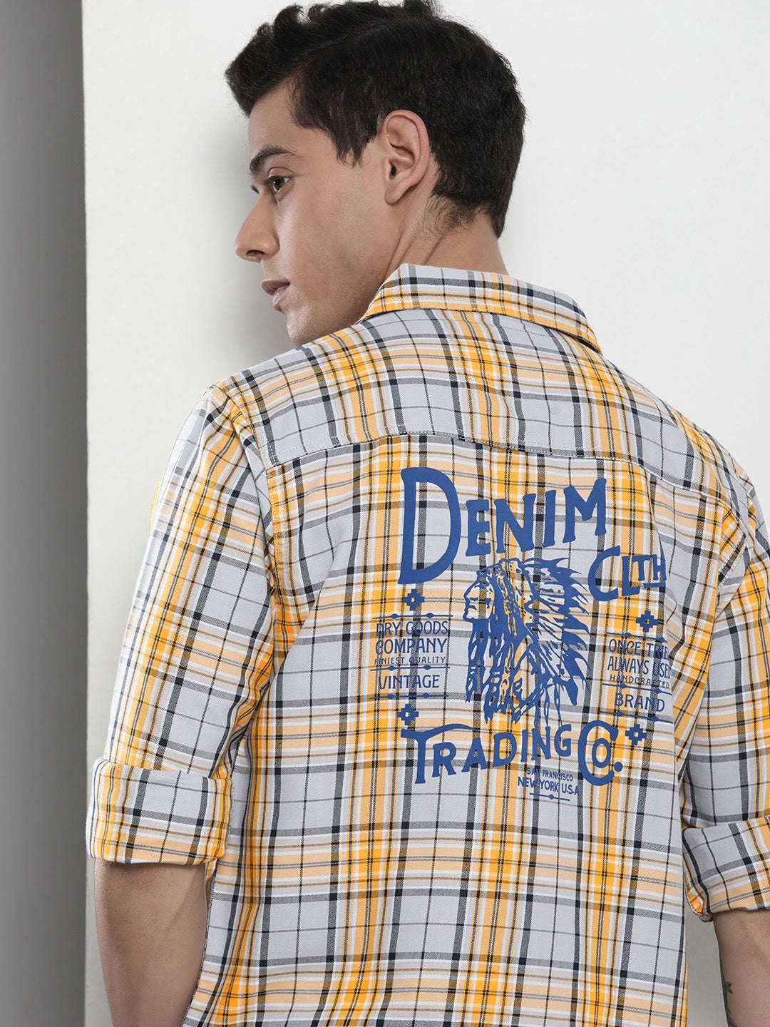 Shop Men Checkered Shirt Online.