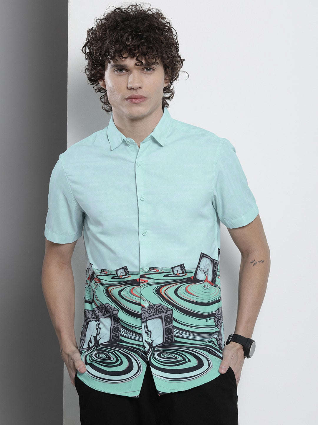 Shop Men Printed Shirt Online.