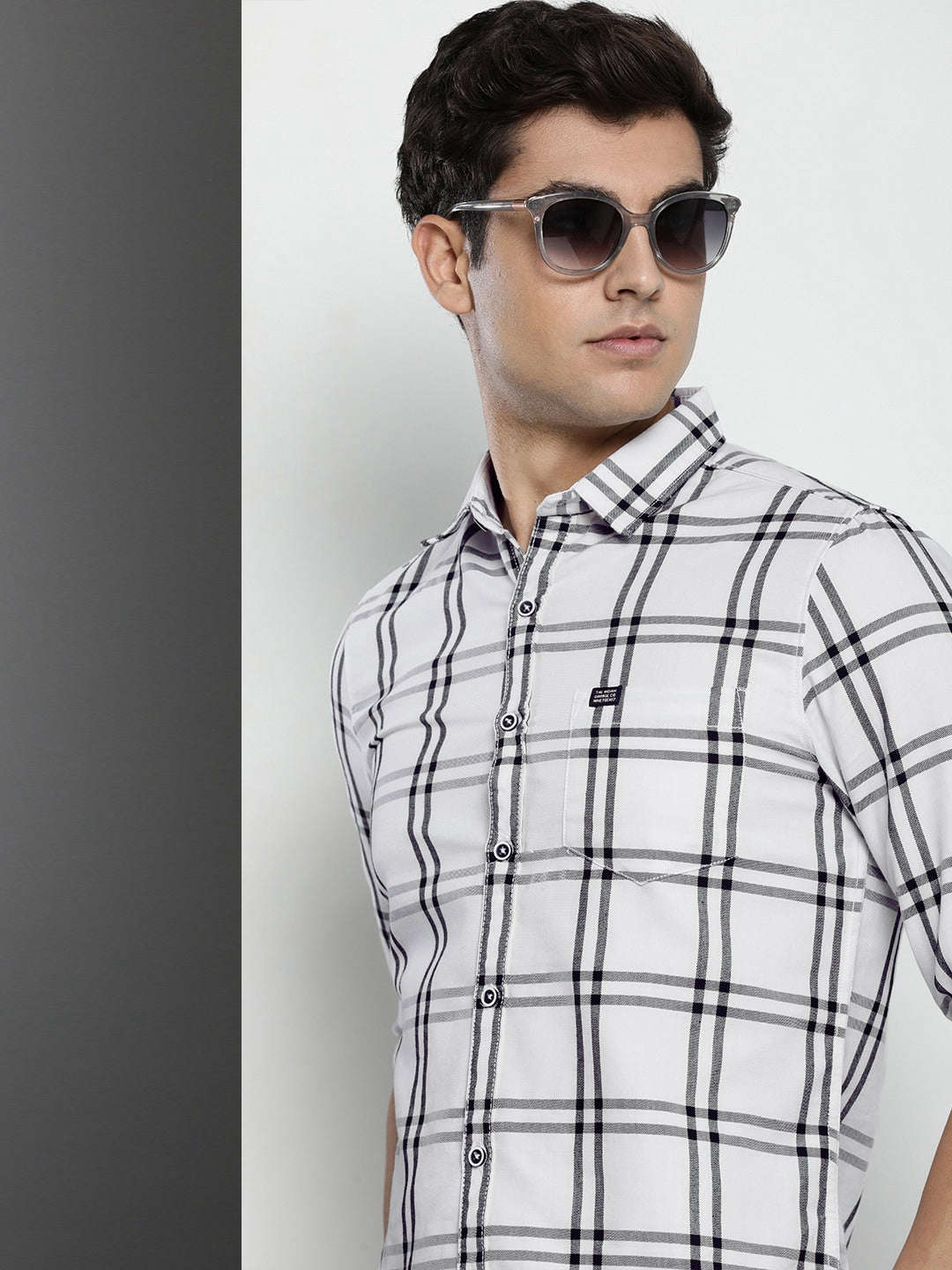 Shop Men Checked Shirt Online.