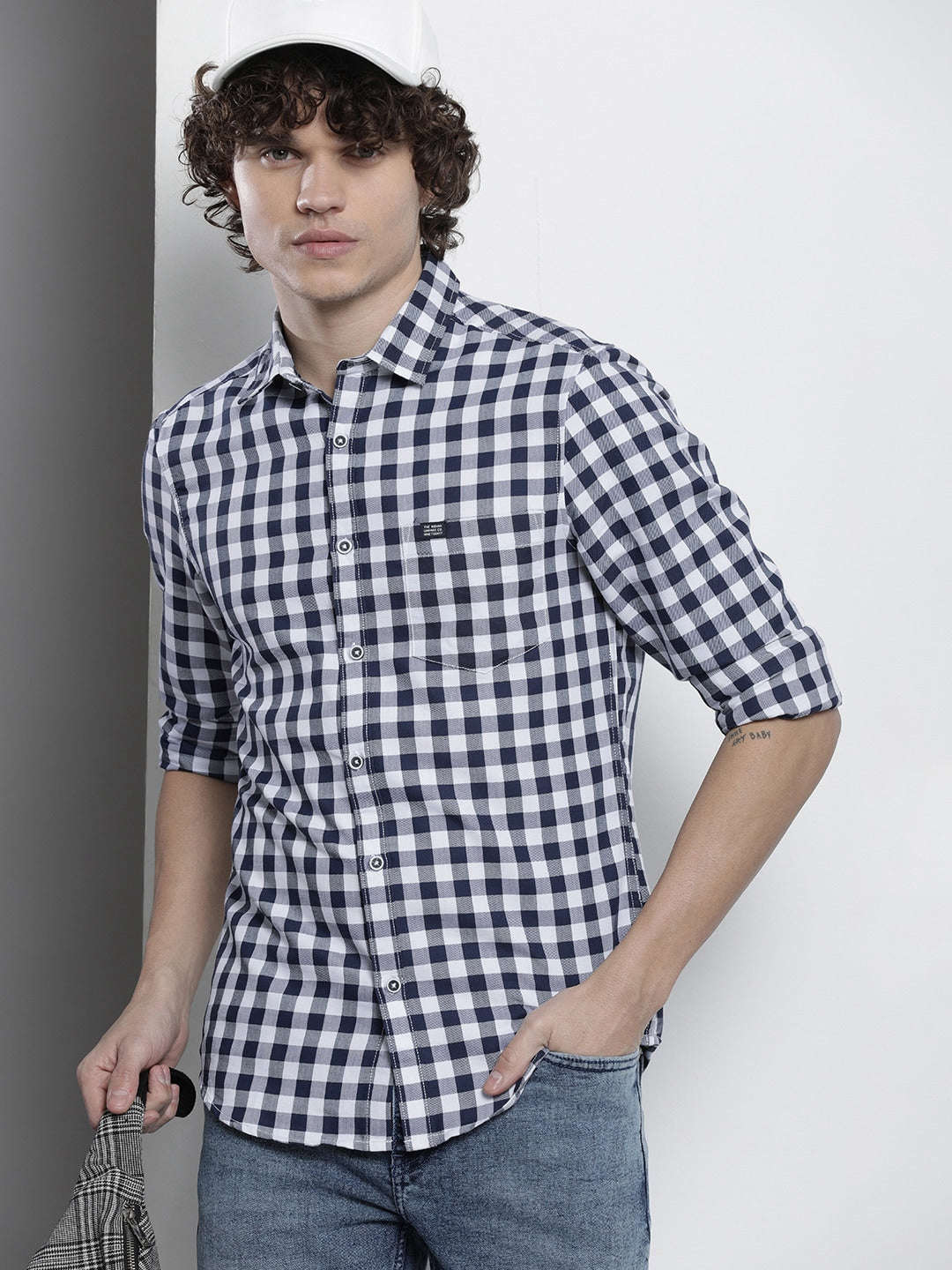 Shop Men Checkered Shirt Online.