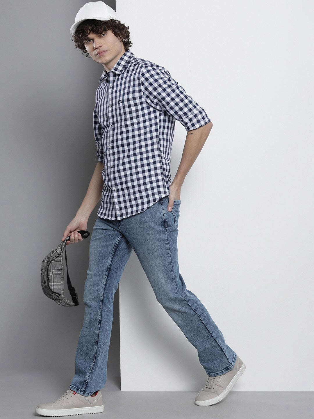 Shop Men Checkered Shirt Online.