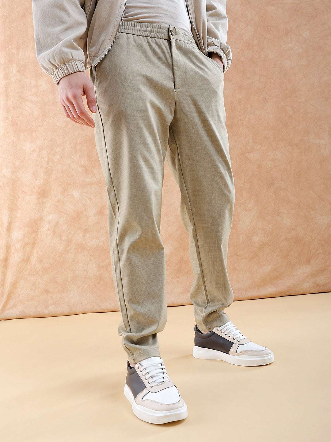 Shop Men Solid Trouser Online.