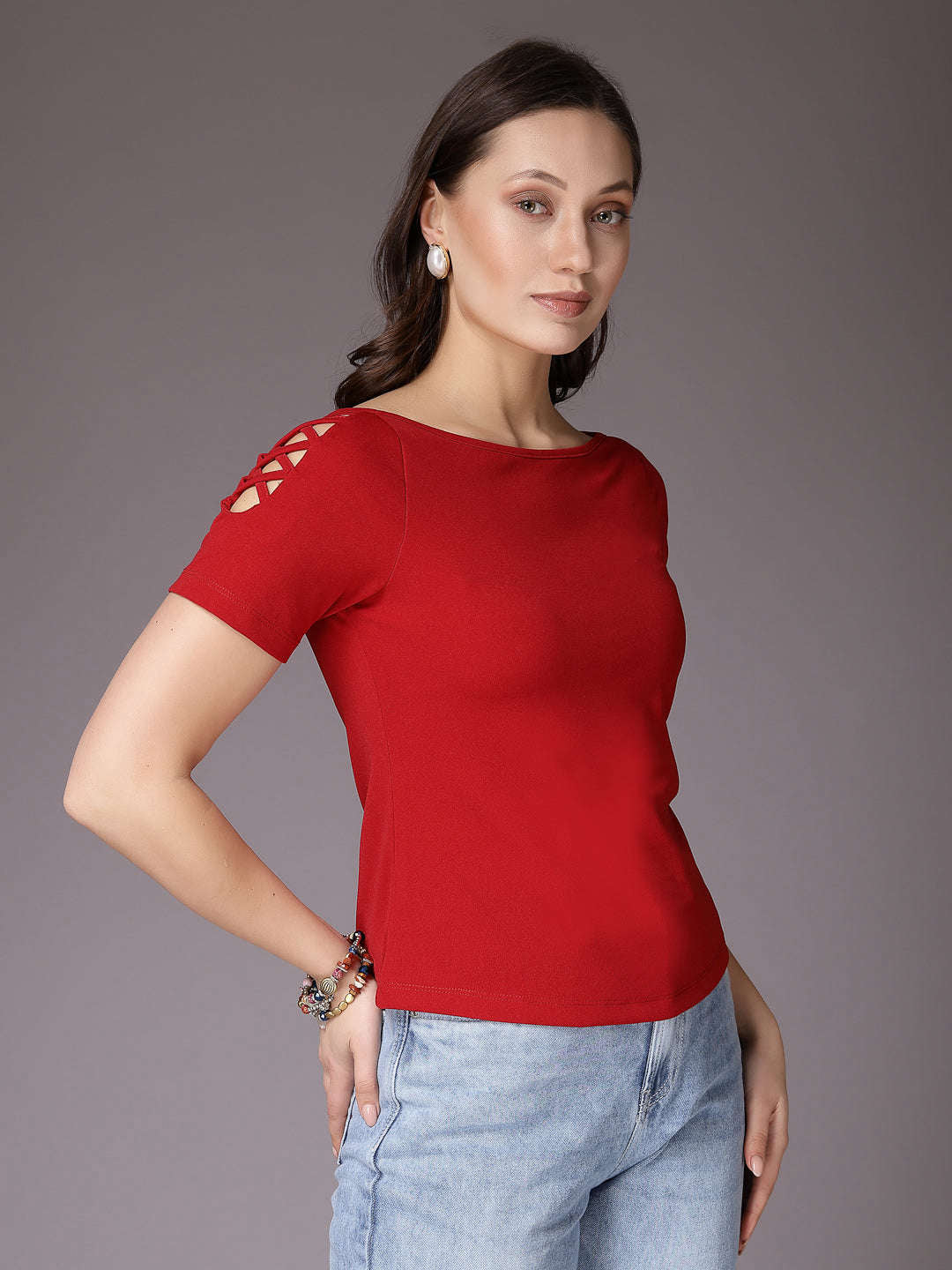 Shop Women Solid Top Online.