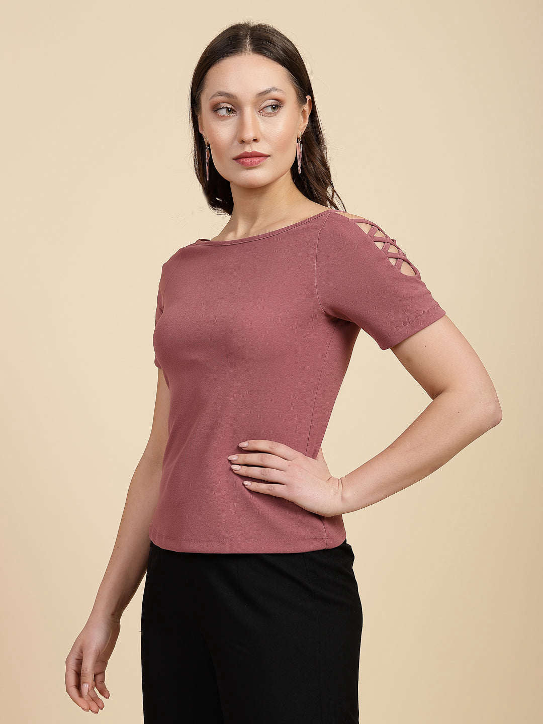 Shop Women Solid Top Online.