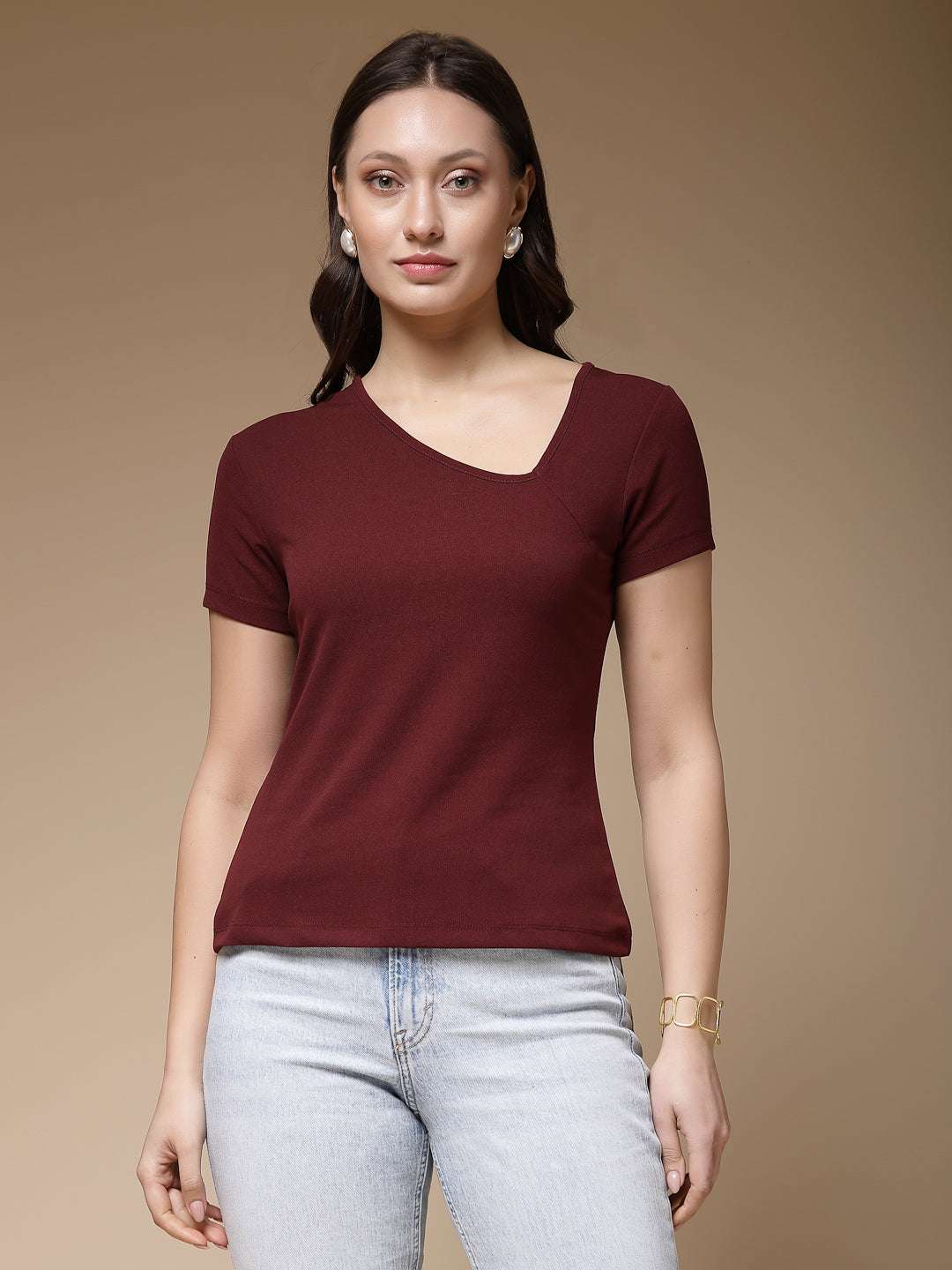 Shop Women Solid Top Online.