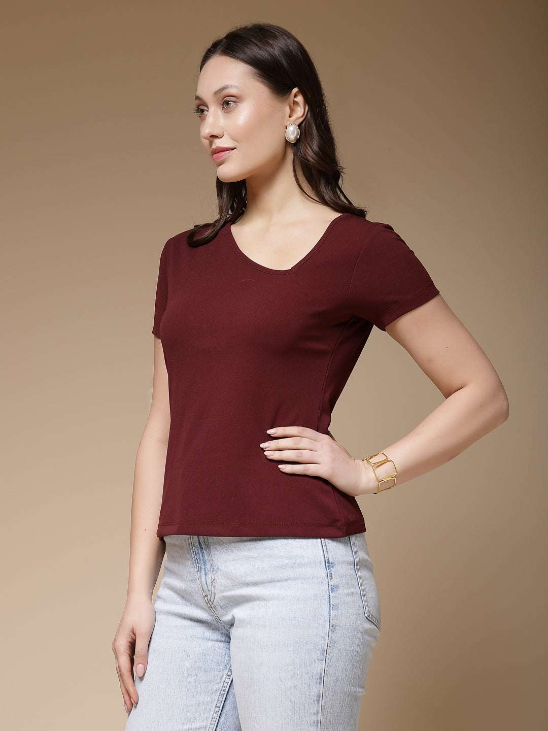 Shop Women Solid Top Online.