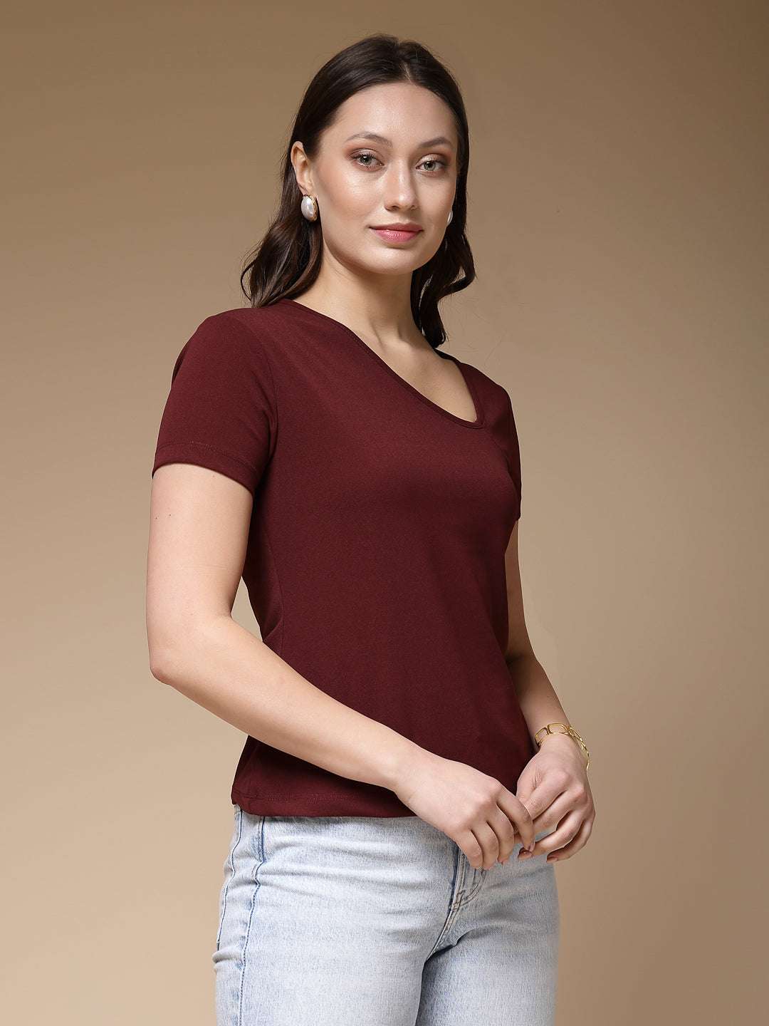 Shop Women Solid Top Online.