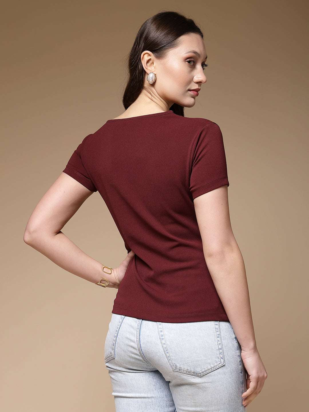 Shop Women Solid Top Online.