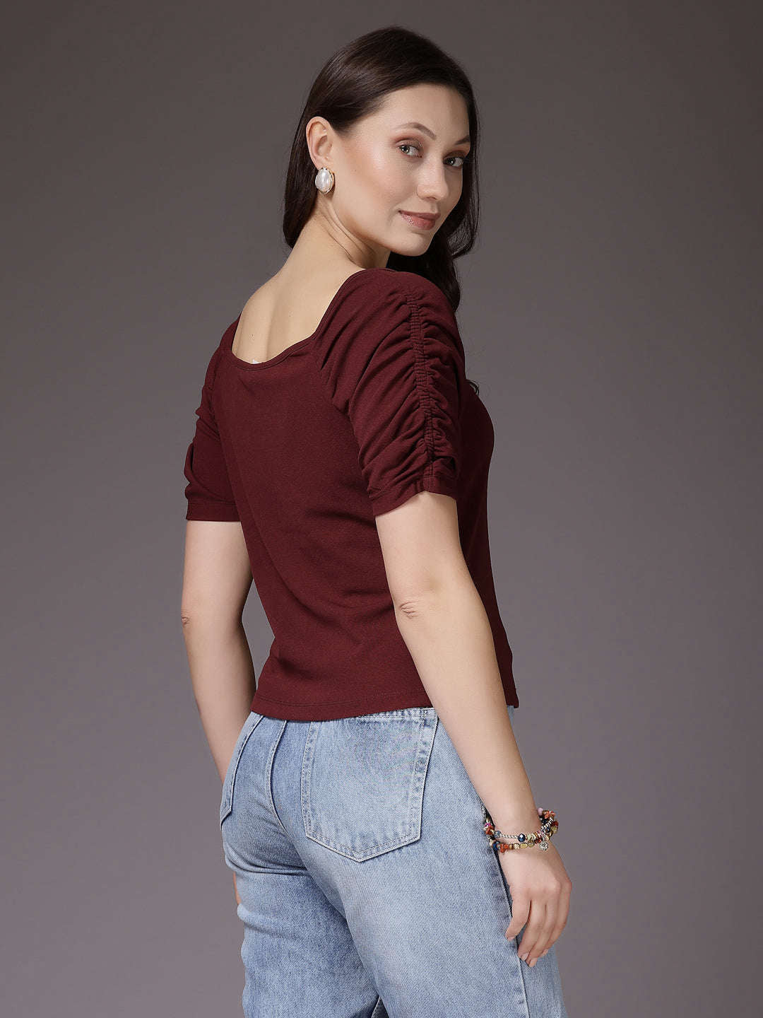 Shop Women Solid Top Online.