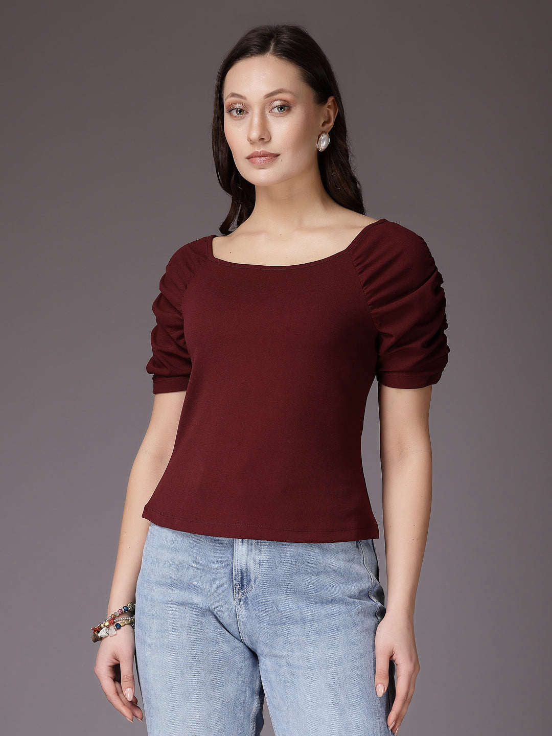 Shop Women Solid Top Online.