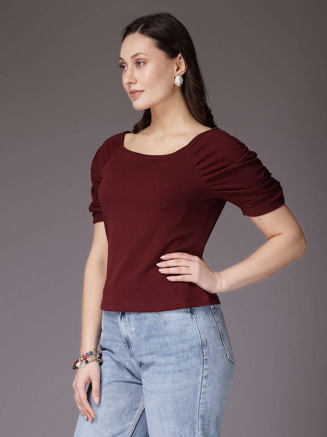 Shop Women Solid Top Online.