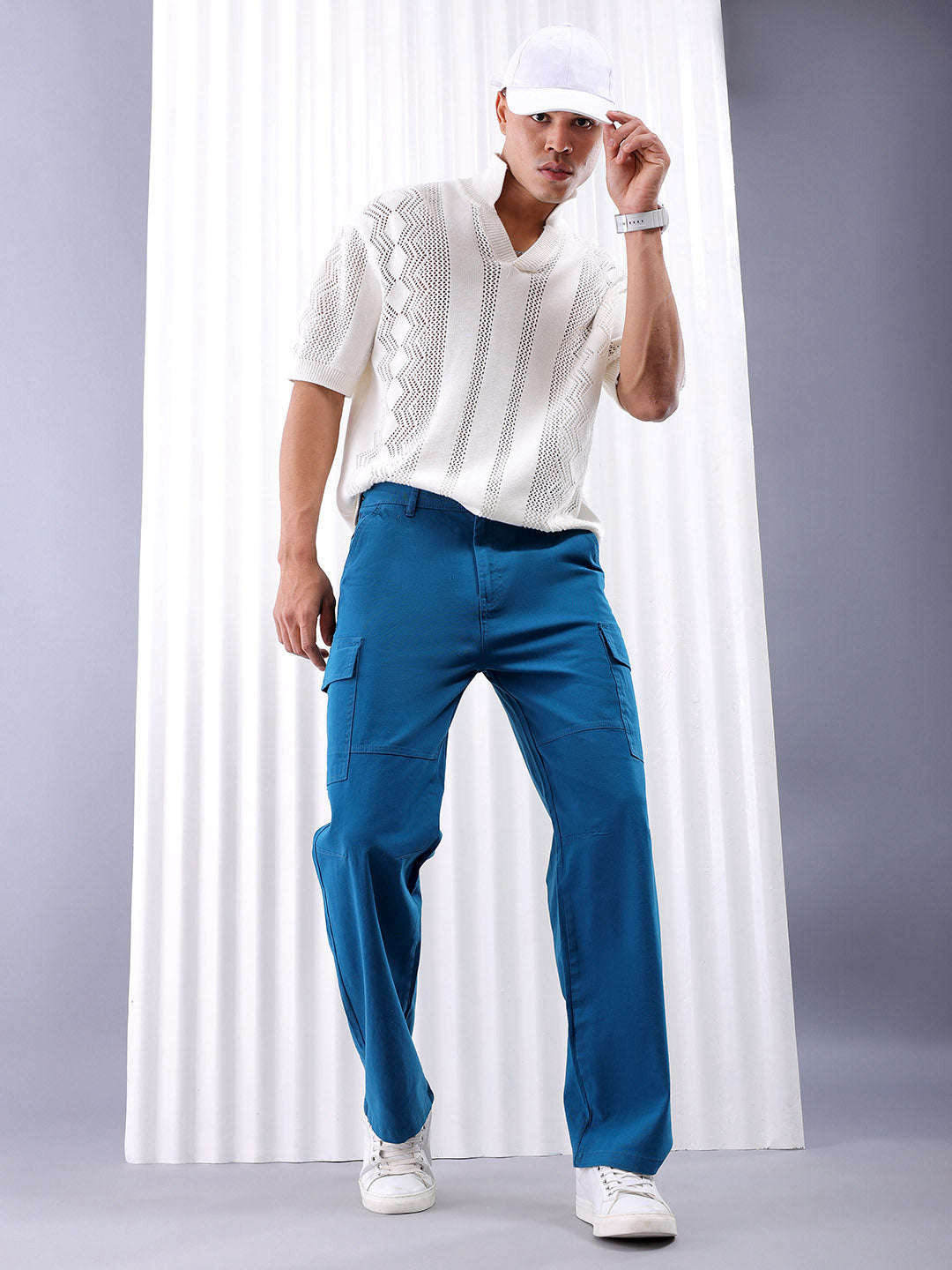 Shop Men Solid Trouser Online.