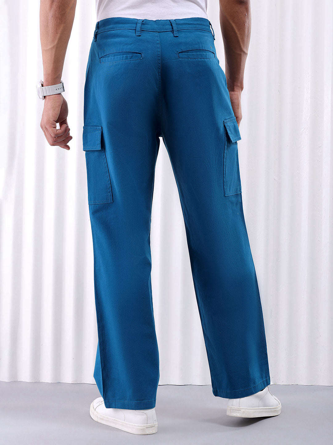 Shop Men Solid Trouser Online.