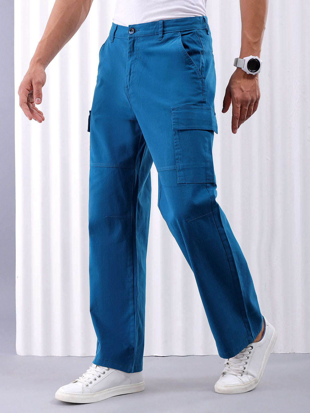 Shop Men Solid Trouser Online.