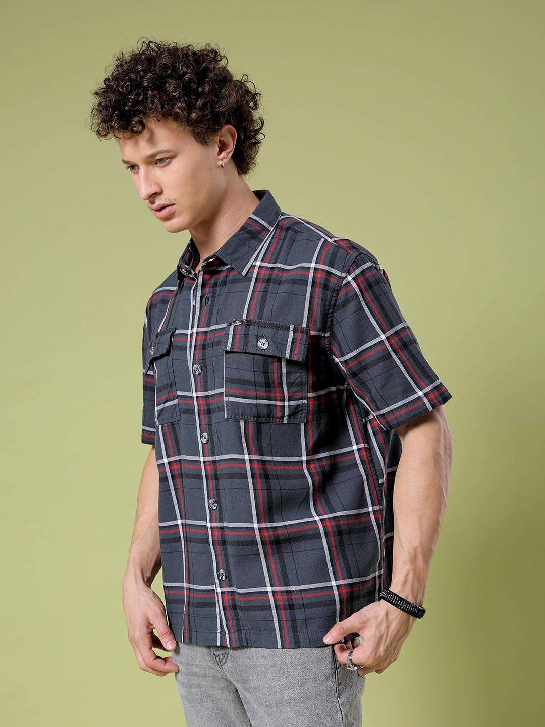 Shop Men Checked Shirt Online.