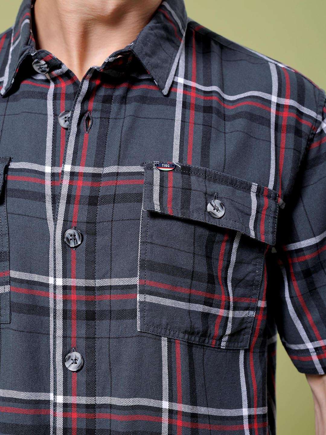 Shop Men Checked Shirt Online.