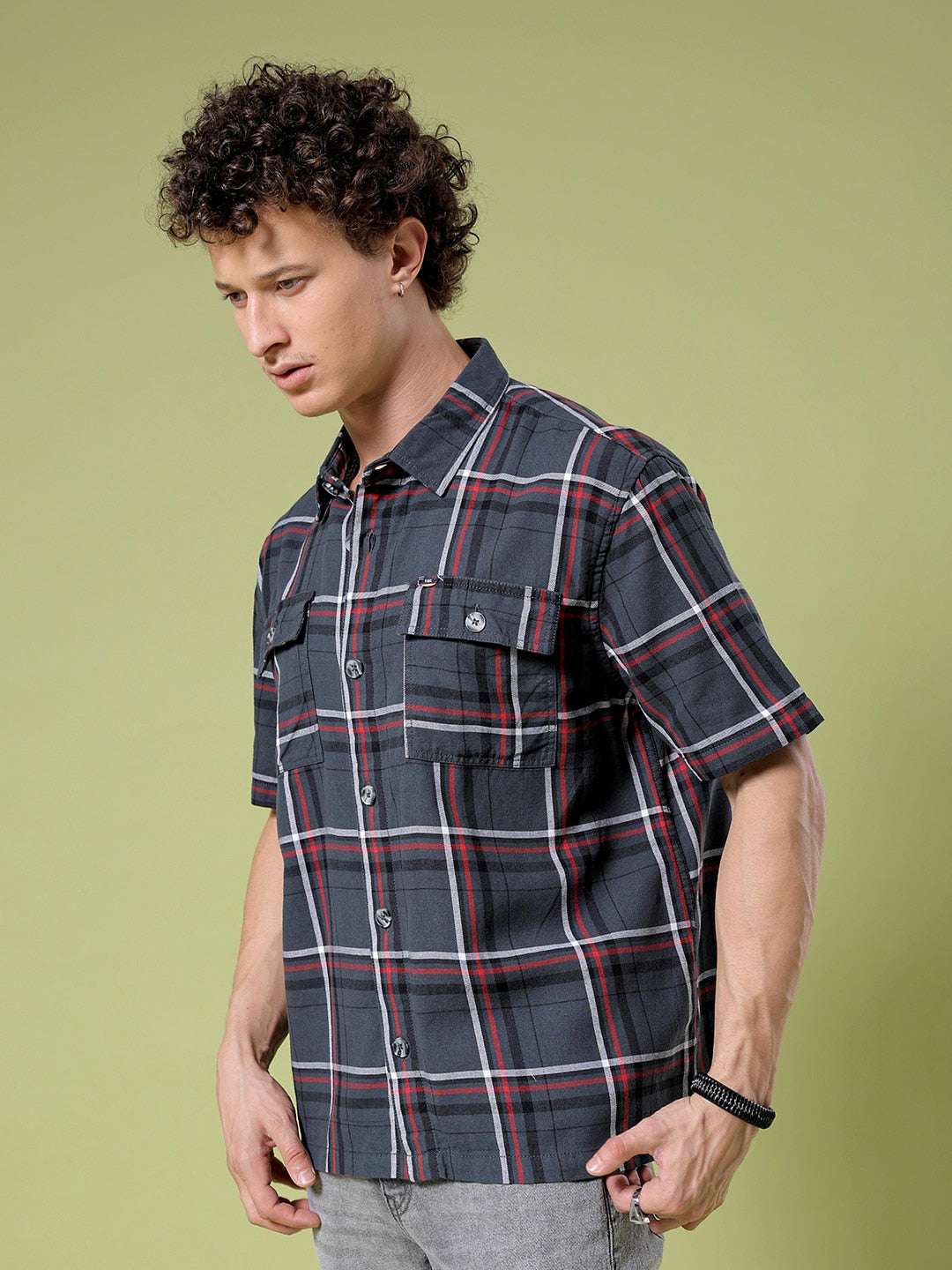 Shop Men Checked Shirt Online.