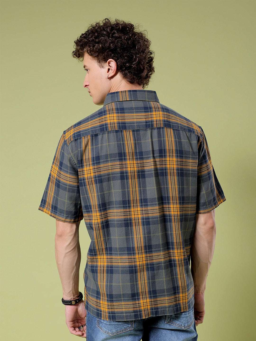 Shop Men Checked Shirt Online.