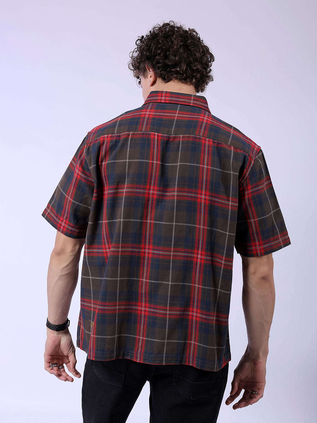 Shop Men Checked Shirt Online.