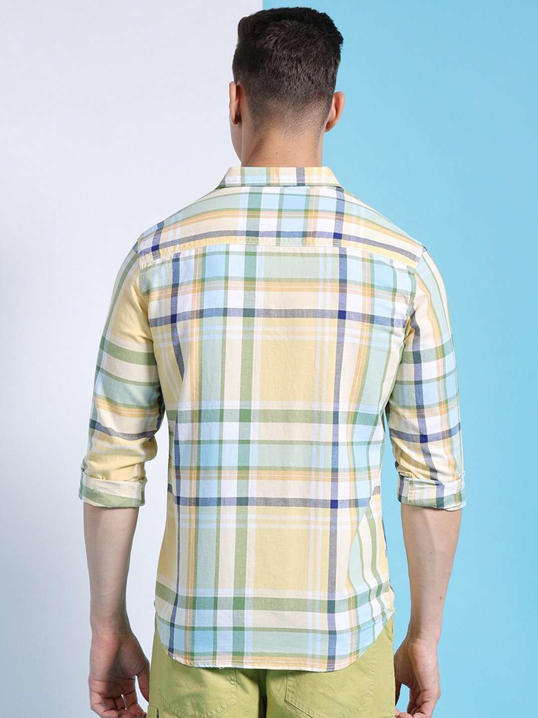 Shop Men Checked Shirt Online.