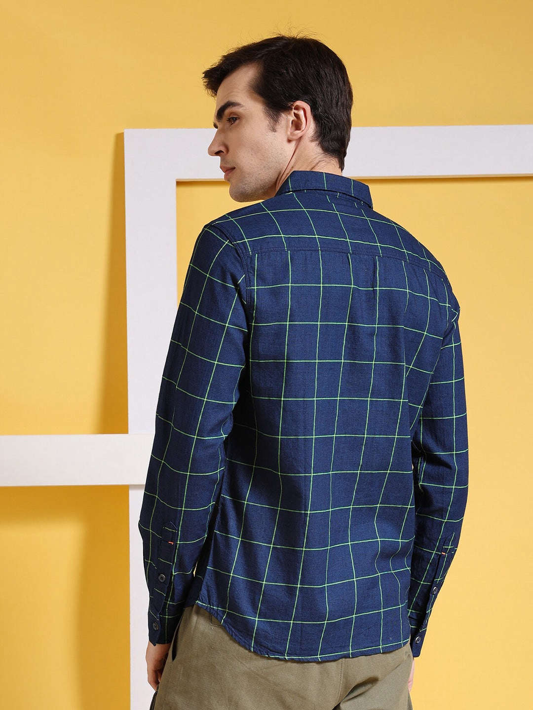 Shop Men Checked Shirt Online.